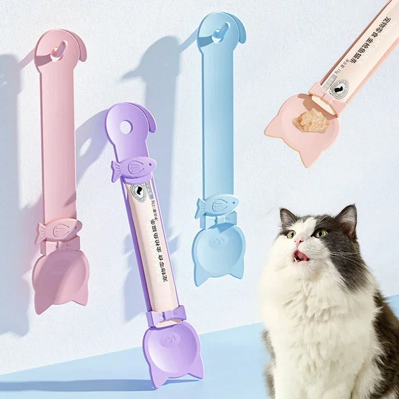 Anti-Spill Cat Treat Spoon