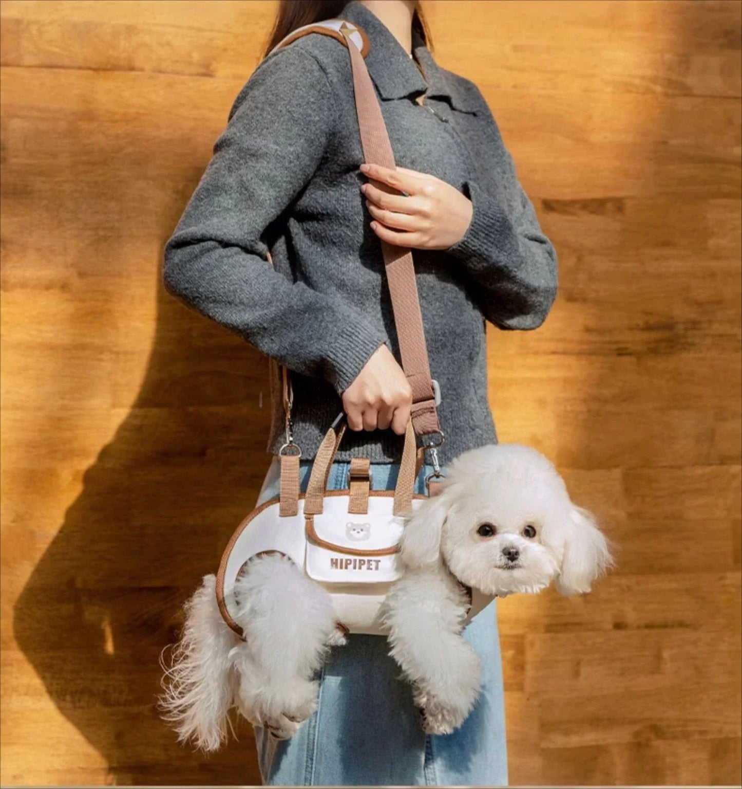 🐾 Portable Breathable Pet Carrier Backpack